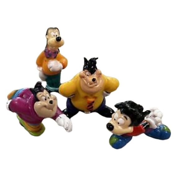 Disney - Kelloggs Promo Goof Troop PVC Figurines -2 Sets of 4 Goofy, Pete, PJ an - Picture 1 of 6